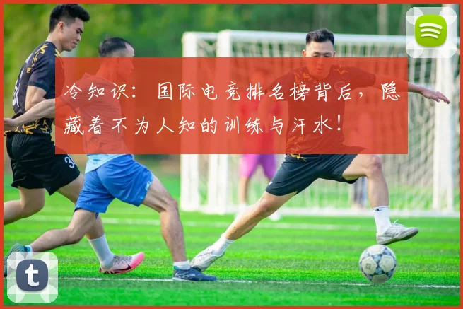 冷知识：国际电竞排名榜背后，隐藏着不为人知的训练与汗水！